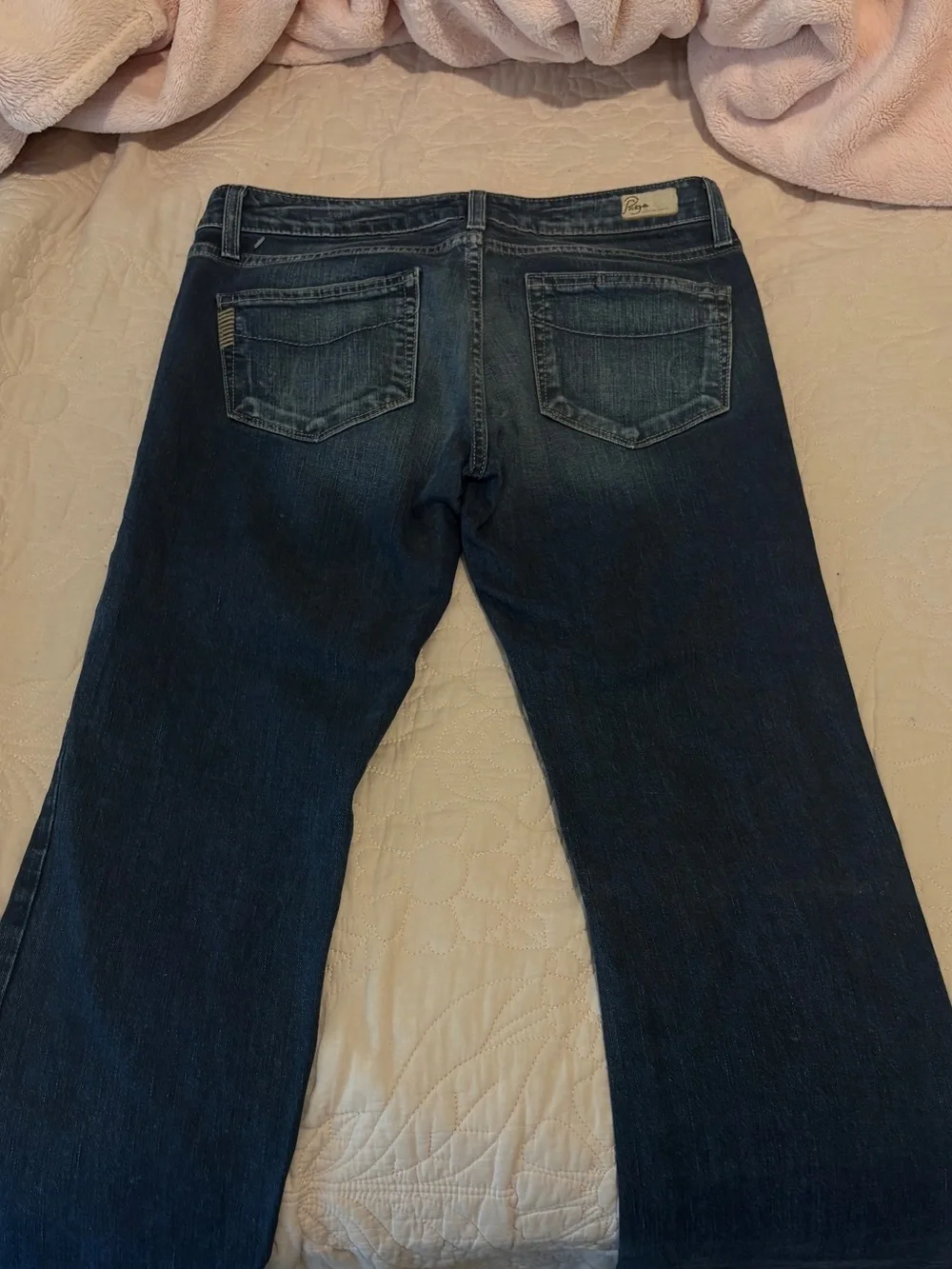 PAIGE Dark Blue Bootcut Jeans